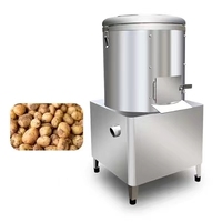 Hete Verkoop Commerciële Automatische Fruitgroente Huidschiller Kleine Elektrische Aardappel Wortelschilmachine