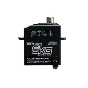 Yipinservo 6kg sans noyau Micro Servos Full Metal Gear 180 ° Shift Servo pour SCX10 Trax Trx4 <span class=keywords><strong>Trx6</strong></span> G63 Pièces de rechange RC Accs - Product Image 1