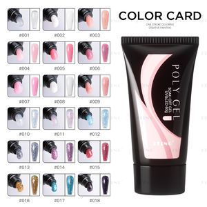 JTING Set Professionale Poly Gel per Unghie in Tubo da 60ml 18 Colori <span class=keywords><strong>Senza</strong></span> Nail Form Poli Gel di Facile Applicazione OEM Private Label - Product Image 3