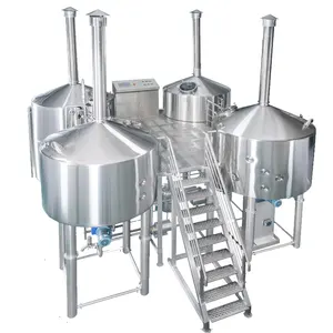 1500L 15HL Automatic Steam Heated 4-Vessel Craft Brewery Equipment for sale Australia