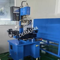 Machine d'estampage à chaud automatique de bouteille de parfum en verre en plastique ronde semi-automatique de DM