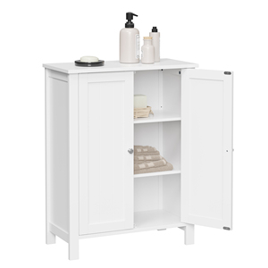 Vasagle modern toilet furniture bathroom vanity cabinets white storage bathroom cabinet