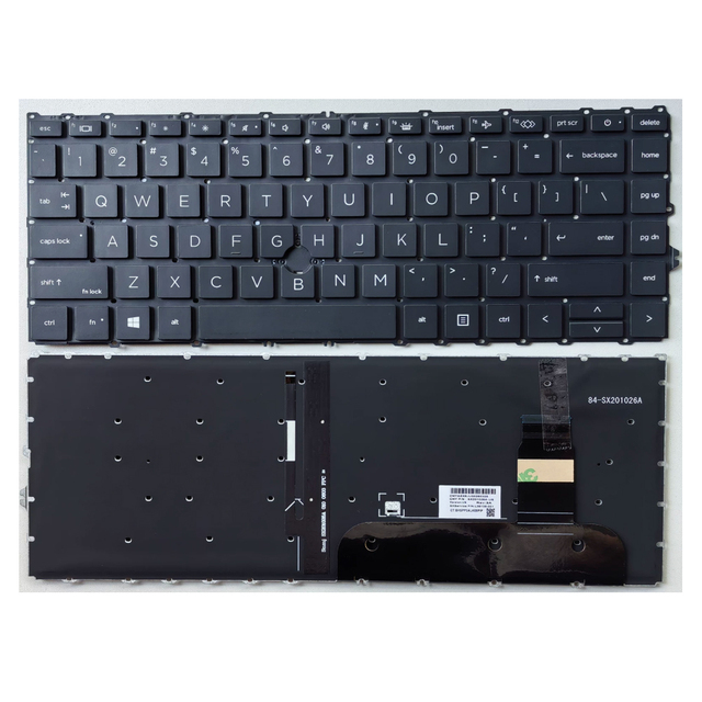 Factory Wholesale Laptop Keyboard for HP Elitebook 840 G7 840 G8 745 G7 745 G8 Backlit Keyboard With Pointer