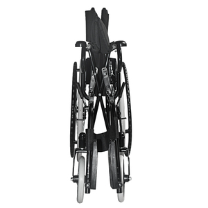 Equipo médico Silla de ruedas plegable Silla de ruedas manual de Enfermería de acero portátil - Product Image 5
