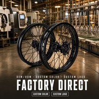 Roue arrière Surron Light Bee X 16 pouces, moyeu CNC, jante à rayons, 16x1.85, 7116, aluminium 7075, pour moto tout-terrain électrique haute performance, E-Bike