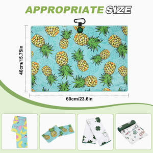 Serviette de golf à motif gaufré sur mesure en microfibre, fabrication tout-en-un avec avantage de chaîne d'approvisionnement complète - Product Image 6