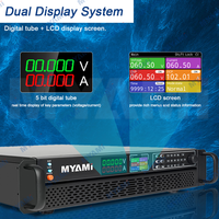 Alimentation électrique régulée CC programmable à large plage MYAMI 600V 800V 10A 15A 6000W montée sur rack, puissance élevée réglable