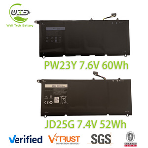 Batterie d'ordinateur portable JD25G <span class=keywords><strong>PW23Y</strong></span> pour <span class=keywords><strong>Dell</strong></span> XPS13 9343 9350 9360 Series 90V7W RWT1R 0N7T6 5K9CP RNP72 TP1GT - Product Image 1