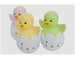 Minuteur de cuisine mécanique en plastique écologique Little Chick, compte à rebours de 60 minutes pour la cuisson - Product Image 6