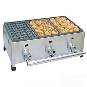 Nouvelle Arrivée Machine à Takoyaki Multifonctionnelle à Gaz Antiadhésive, <span class=keywords><strong>Gaufrier</strong></span> à Boulettes de Poisson, Gril Japonais à Boulettes de Poulpe à 3 Plaques en Promotion - Product Image 5