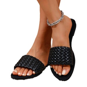 ashion <b>Plus</b> <b>Size</b> Flat Slippers 2025 Summer New Casual Outerwear-pedal Wholesale231 231 - Product Image 5