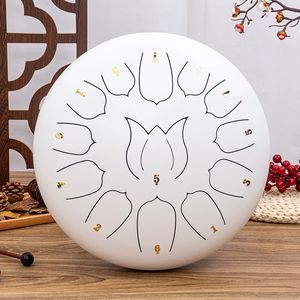 Tambor de Lengüetas de Acero de Alta Calidad de 12 Pulgadas y 13 Tonos, Instrumento de Percusión para Meditación, Yoga y Práctica Musical - Product Image 4