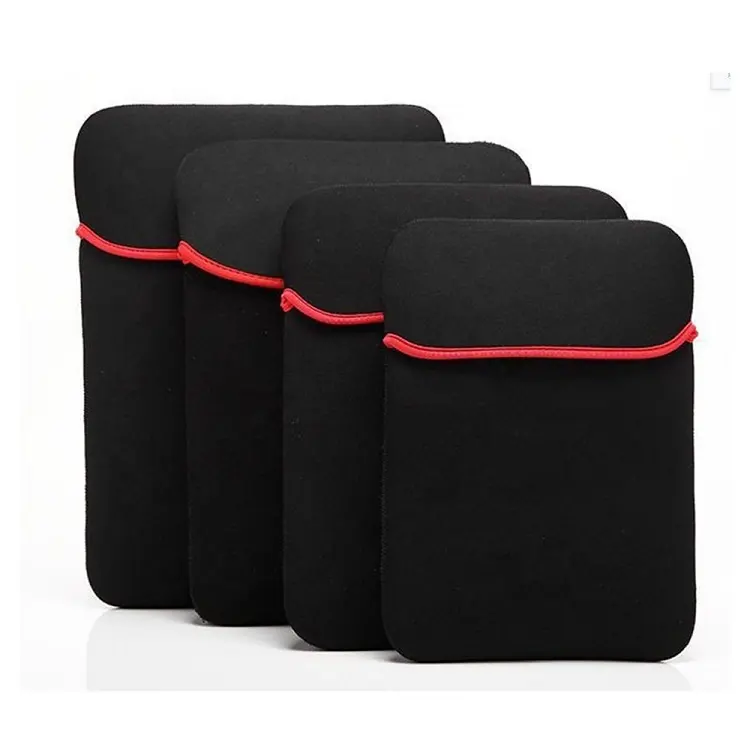 Customized Neoprene Eco-friendly Slim Laptop Tablet Notebook Sleeve Case Bag without Zipper for iPad Protection