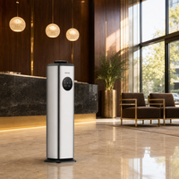 Diffuseur d'huiles essentielles sur pied 5000 CBM, machine aromatique commerciale en aluminium avec minuterie intelligente Wi-Fi pour hôtels et centres commerciaux