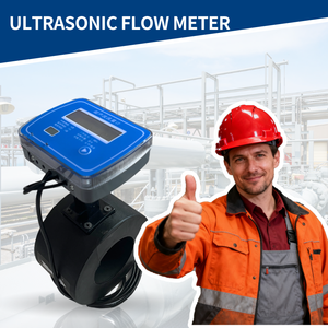 Độ chính xác cao siêu âm lưu lượng kế cho nước gas Air dầu đo lường công nghiệp thành phố ứng dụng LCD hiển thị OEM - Product Image 6