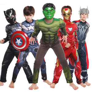 Disfraces de cosplay para niños, trajes de superhéroes de Iron Man, Capitán América, Thor, Hulk, Los Vengadores, para niños de 8 a 13 años, fiesta de Halloween - Product Image 2