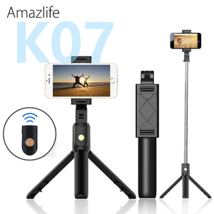 Amazlife Prix Bas <span class=keywords><strong>K07</strong></span> Téléphone Portable Sans Fil Palo Para Selfies Pod <span class=keywords><strong>Selfie</strong></span> <span class=keywords><strong>Stick</strong></span> et Trépied - Product Image 1