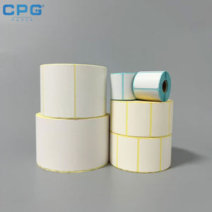 Factory Supply 4x4 3x5 Inch Eco-Friendly Thermal Sticker <b>Roll</b> Grocery Store Fresh Food Labeling Price Tag <b>Paper</b> Bulk - Product Image 1