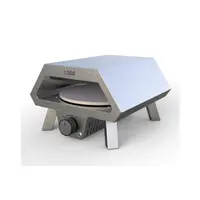 Mesa Ao Ar Livre portátil Mini Forno Para Pizza A Gás com Rotação LFGB Pizza de Pedra