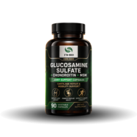 Capsules de soin des articulations à la glucosamine, chondroïtine et MSM 1500mg, sulfate de glucosamine, complément alimentaire OEM ODM pour adultes