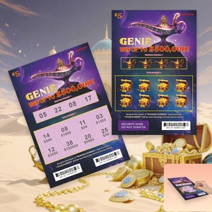 สลากกินแบ่งรัฐภูมิแบบตำนาน ราคาประหยัด ผลิตจำนวนมากตามสั่งจากโรงงาน พิมพ์ดิจิทัล ข้อมูลการจับรางวัลปลอดภัย ออกแบบฟรี จับรางวัลแบบสุ่ม - Product Image 4