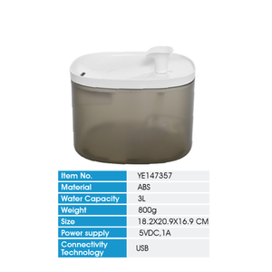 Fontanella Automatica per Gatti, Distributore d'<span class=keywords><strong>Acqua</strong></span> Intelligente per Animali Domestici, Capacità 3L, Alimentazione USB, <span class=keywords><strong>Fontana</strong></span> a Circolazione per Gatti e Cani - Product Image 1