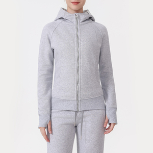 USA Warehouse Women's Lightweight Yoga Hoodie Windproof Moisture Wicking Quick Dry Slim Fit Workout Gym Sports Sweatshirt - Product Image 4