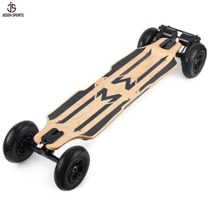 Patineta Eléctrica Todoterreno de Montaña con Motor de Correa de 3500W*2, Batería de 15Ah, Plataforma de Bambú y Madera de Arce, <span class=keywords><strong>Ruedas</strong></span> Inflables, Alcance de 50KM - Product Image 6