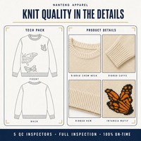 Pulls pour hommes à col rond et manches longues en tricot jacquard à motif animal vintage décontracté à la mode avec logo personnalisé Nanteng
