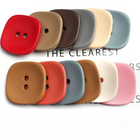 Bombe de peinture personnalisée Forme spéciale Manteau rond carré Boutons de couture en résine