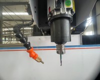 Máquina de Perforación y Fresado CNC de Alta Velocidad de 24000 RPM, con Husillo de Perfil de Aluminio, 3+1 Ejes, Cualquier Ángulo, Controlada por PLC, para Ventanas y Puertas