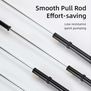 Pompe à vélo portable 120 PSI, gonfleur de pression pour vélo de montagne, pompe à air pour fourche et <span class=keywords><strong>amortisseur</strong></span> arrière, <span class=keywords><strong>compresseur</strong></span>, valve Schrader - Product Image 2