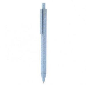 Custom Logo Eco Friendly Wheat Straw <b>Retractable</b> Ballpoint <b>Pen</b> Click Action <b>Pens</b> for Tradeshow Giveaways - Product Image 4