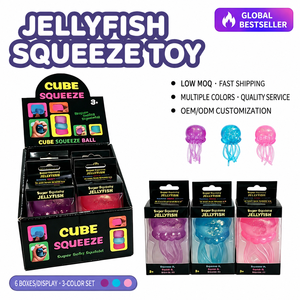Juguete Antiestrés de Medusa Brillante, Suave y Sensorial, de TPR, para Niños y Niñas de 5 a 7 Años, Regalo para Fiestas - Product Image 6