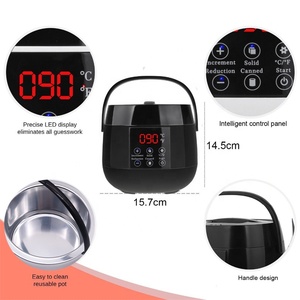 500ml Body Hair Removal <b>Melting</b> Pot Touch Button Smart LCD Display <b>Wax</b> Heater Electric Waxing Machine With Hard Beans Kit Set - Product Image 5