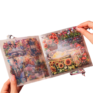 Libro di Adesivi Impermeabili in PET Misty Mountain Love, Stampa Fustellata con Verniciatura Lucida, 30 Fogli per Confezione, Decorazioni Festive per Animali Domestici - Product Image 4