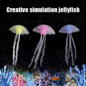 Simulación de medusas pecera decoración de paisaje software flotante gran tamaño pequeño y mediano medusas multicolor - Product Image 3