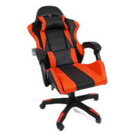 Chaise de Gaming PC Racing Pliable et Mobile à Prix Abordable, Pivotante à 360°, Réglable en Hauteur, Colorée, avec Fonction Massage