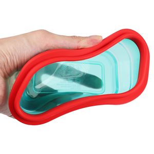Foldable Silicone Food Storage Container Rectangle Seal Lid 300ml 600ml 1000ml 1700ml For Students Office Baby Fruit <b>Lunch</b> <b>Box</b> - Product Image 3