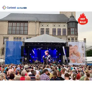 500X500 3X4 6X3 6Ftx8Ft P2.9 2.9Mm P3.9 Panneau de mur vidéo LED extérieur Musique Concert Roadshow Écran d'affichage LED pour scène mobile