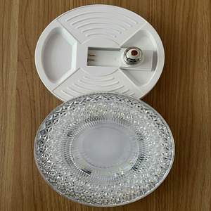 Lámpara de Techo LED Empotrada Moderna, 2700K, Luz Blanca Cálida Suave, Cubierta de Vidrio, Base de Plástico, AC100-265V, Control por Interruptor, IP20, Ra90 - Product Image 1