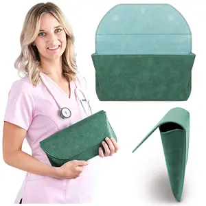 थोक चमड़े नर्सों के लिए स्टेथोस्कोप मामले बैग गर्म बिक्री नर्सिंग बैग डॉक्टर नर्स सामान के लिए काम