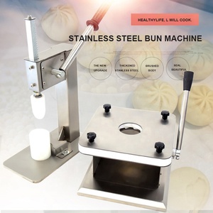 Machine à faire des boulettes vapeur en acier inoxydable manuelle, machine à former des baozi, des <span class=keywords><strong>momo</strong></span> - Product Image 2