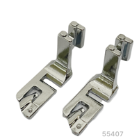 Accessoires de machine à coudre de haute qualité de marque taïwanaise, pied ourleur en fer haute précision 1/8 à tige basse pour usage domestique, certifié