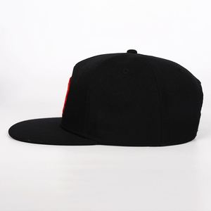 Personalized Custom 5 Panel Embroidery Logo Acrylic <b>Men</b> <b>Flat</b> Brim Hat Hip Hop Snapback <b>Cap</b> - Product Image 5