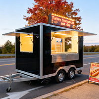 Camion de restauration mobile commercial pour la rue, équipement pour café, crème glacée, chariot alimentaire mobile, shawarma, barbecue, pizza, petite remorque alimentaire avec cuisine complète
