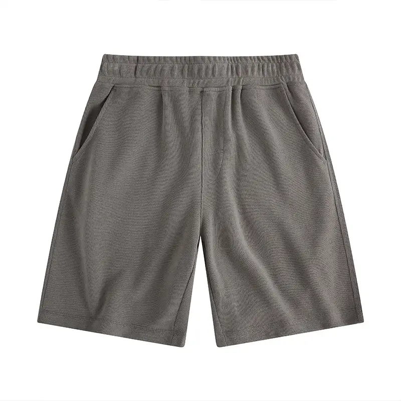 Shorts personalizzati in cotone da uomo con logo da uomo pantaloncini corti e traspiranti in cotone da palestra