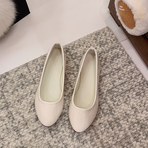 Ballerines pointues pour femmes Gleibo, élégantes, en PU, avec fermeture à boucle, confortables, pour le travail au bureau, talon caché - Product Image 3