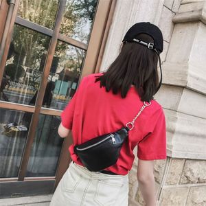 Échantillon gratuit Sac banane multi-usage de luxe imperméable en PU pour femmes avec chaîne - Product Image 5