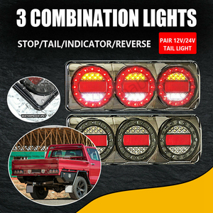 1 * cái HST-20441 3 LED xe tải đèn đuôi dừng đuôi chỉ số đảo ngược cho Úc xe tải đuôi đèn maxilamp - Product Image 3